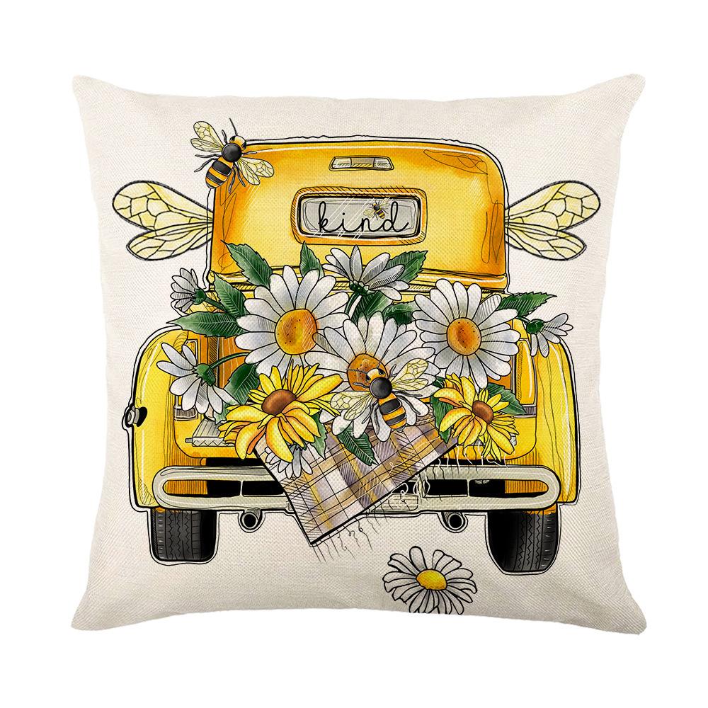 Plaid Printed Pillow Cover Elf Little Bee Polyester Cushion Cover Sofa Bedroom Bedside Cushion 45 * 45Cm (without pillow core)
Plaid Printed Pillow Cover Elf Little Bee Polyester Cushion Cover Sofa Bedroom Bedside Cushion 45 * 45Cm (without pillow core)