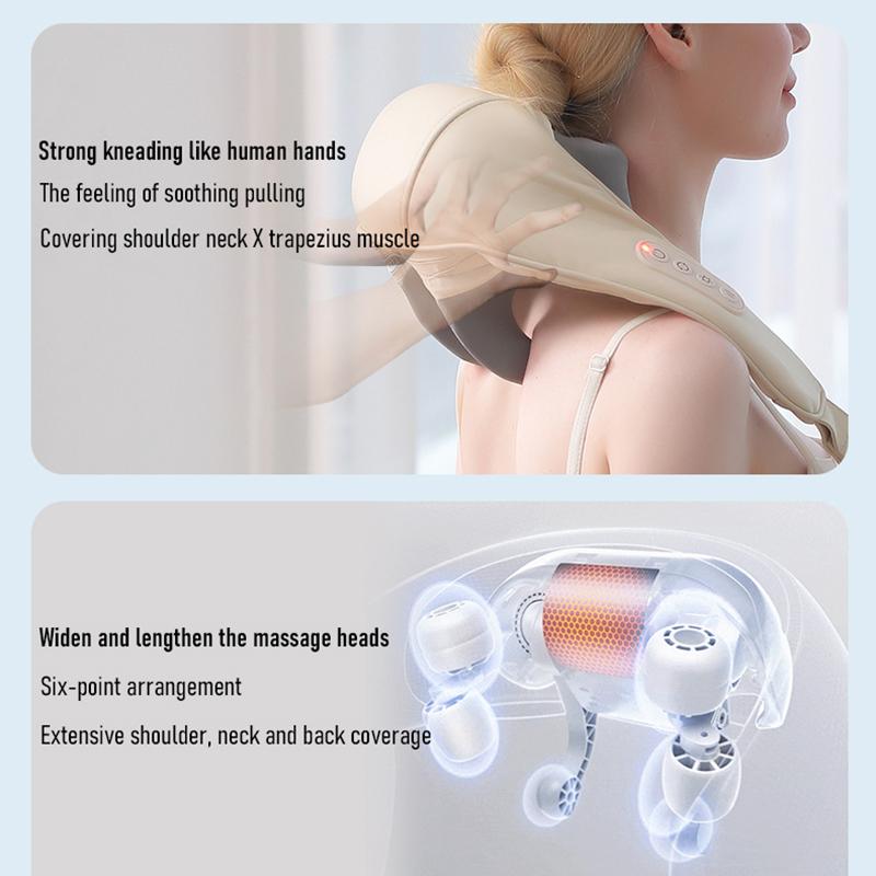 PC-JJ88 Electric Shoulder Kneading Massage Shawl Neck Massager Wireless Back Muscle Trapezius Relaxing Massage Pillow Type A
PC-JJ88 Electric Shoulder Kneading Massage Shawl Neck Massager Wireless Back Muscle Trapezius Relaxing Massage Pillow Type A