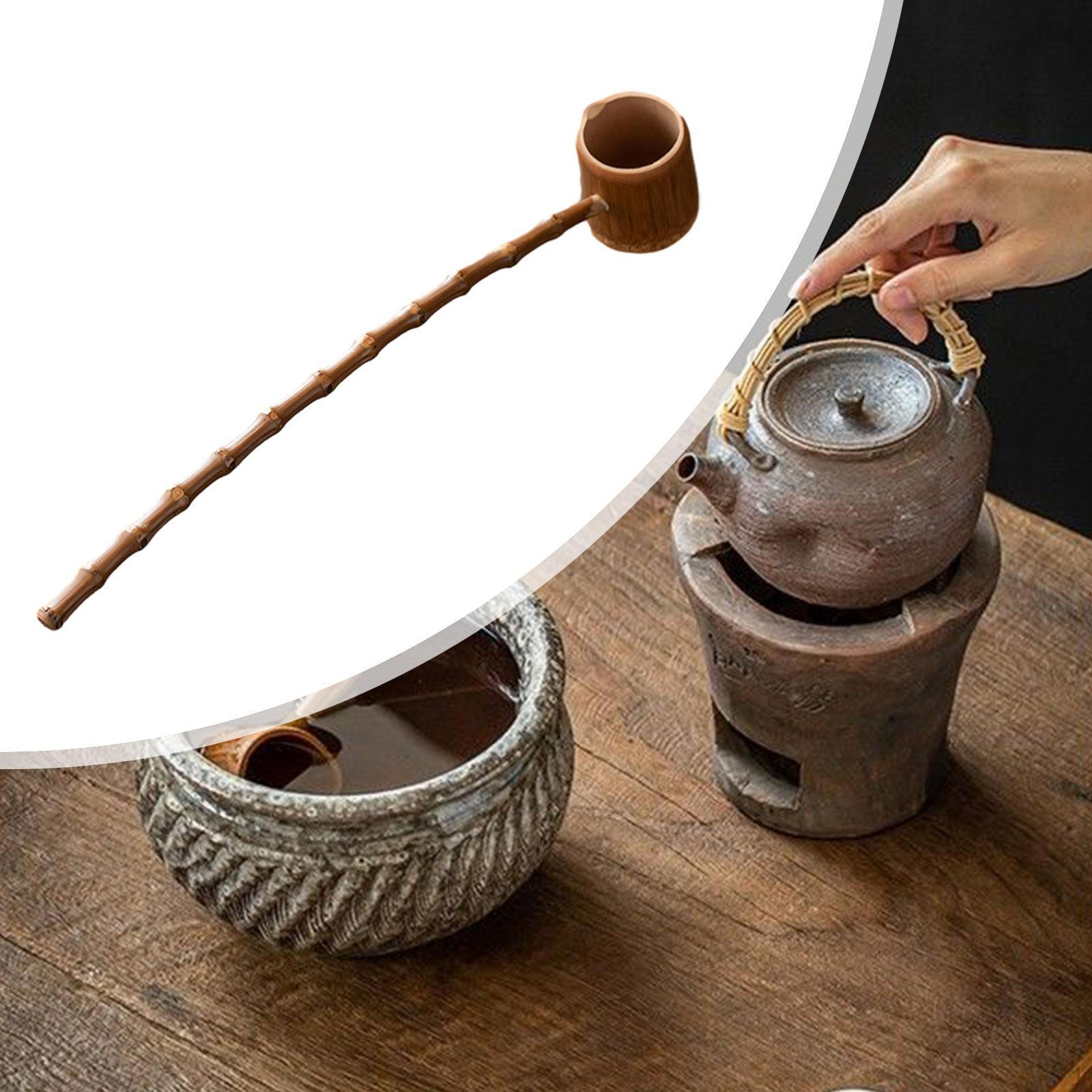 Бамбуковый ковш для воды с удлиненной ручкой для чая и ванны Total Length 43cm
Бамбуковый ковш для воды с удлиненной ручкой для чая и ванны Total Length 43cm