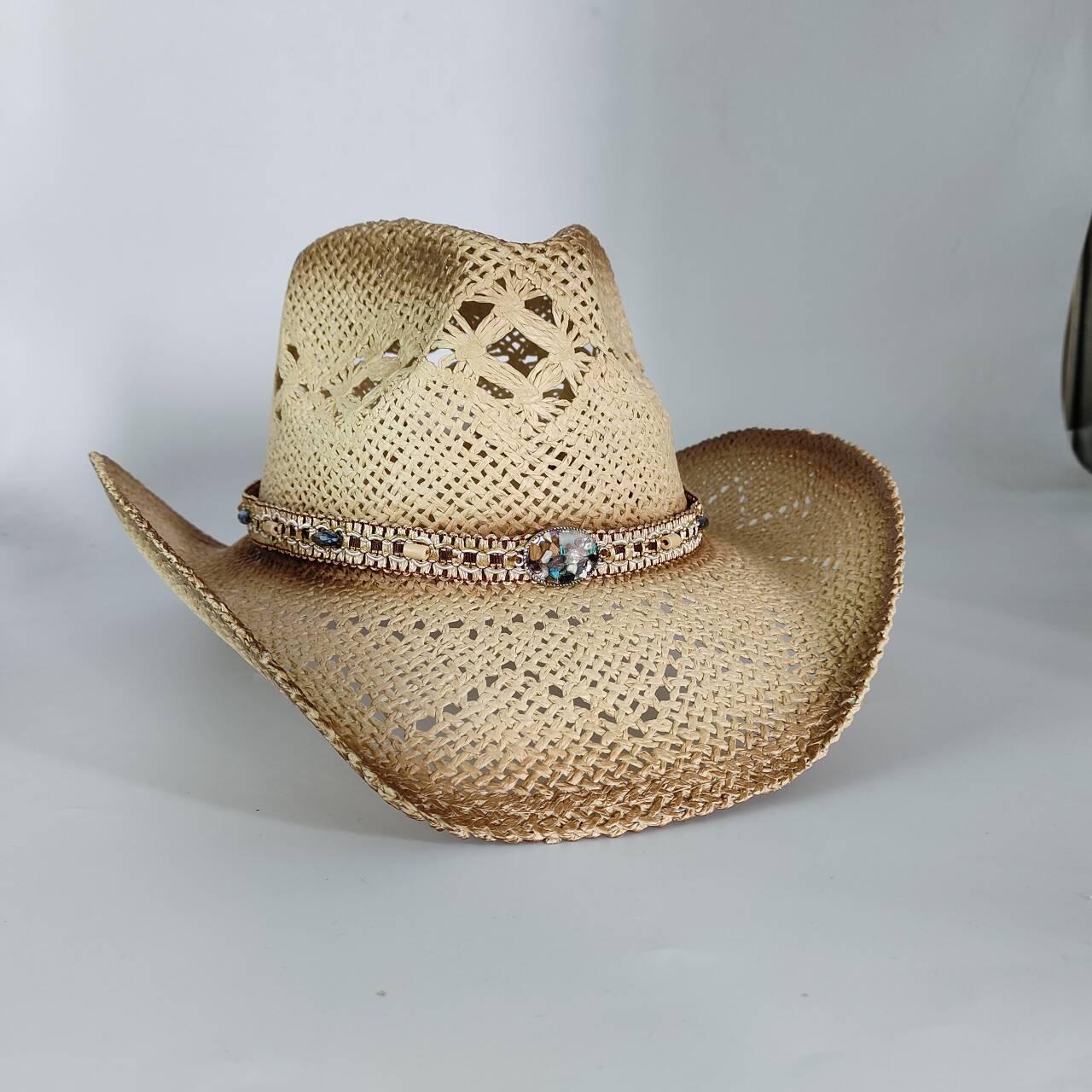Navy blue western cowboy straw hat custom men and women retro jazz straw hat hollow hat sun hat sombrero cowboy M55-58cm
Navy blue western cowboy straw hat custom men and women retro jazz straw hat hollow hat sun hat sombrero cowboy M55-58cm