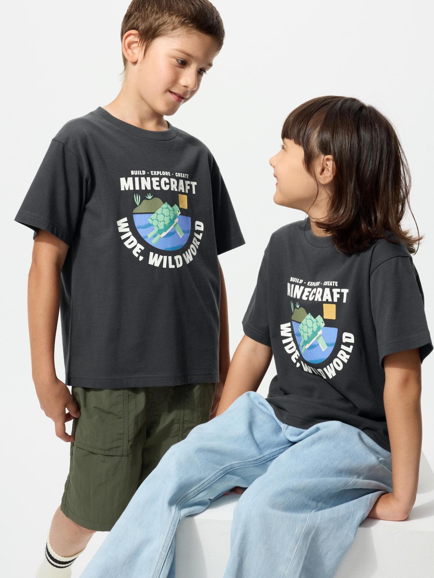 Uniqlo Kids MinecrafT UT GrapHic T sHorT Sleeve H 08 DARK GRAY/KIDS 100
Uniqlo Kids MinecrafT UT GrapHic T sHorT Sleeve H 08 DARK GRAY/KIDS 100