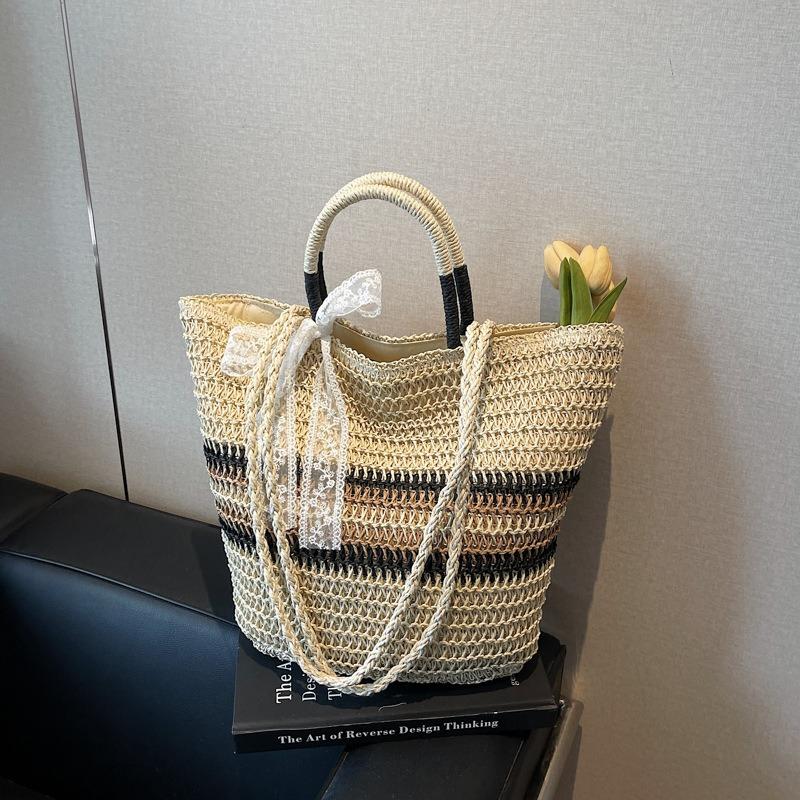 Summer vacation beach straw bag women s new large-capacity shoulder bag woven portable tote bag
Summer vacation beach straw bag women s new large-capacity shoulder bag woven portable tote bag