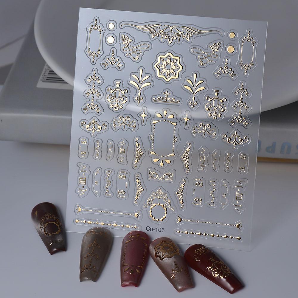 5D Embossed Flowers Nail Decals Bronzing Flowers Nail Decorations Flowers Nail Stickers Gift
5D Embossed Flowers Nail Decals Bronzing Flowers Nail Decorations Flowers Nail Stickers Gift