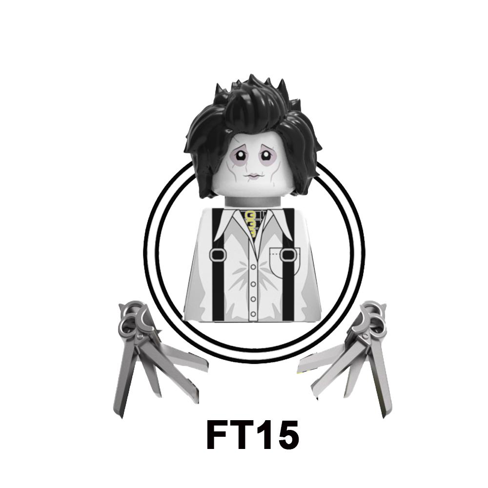 FT14 FT15 Romantic Fantasy Movies Edward Scissorhands Building Blocks Bricks Character Figures Children Collection Toys
FT14 FT15 Romantic Fantasy Movies Edward Scissorhands Building Blocks Bricks Character Figures Children Collection Toys