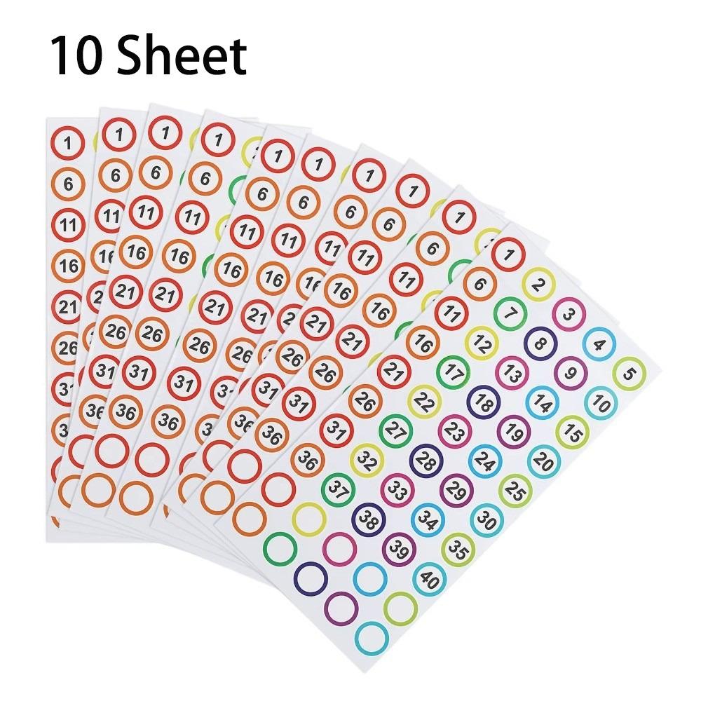 Portable 1-40 Serial Number Labels Multifunctional 1-40 Serial Number Stickers Student Paper DIY
Portable 1-40 Serial Number Labels Multifunctional 1-40 Serial Number Stickers Student Paper DIY