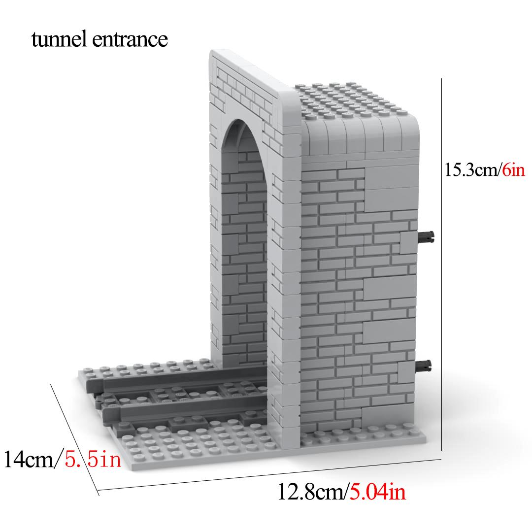 MOC Creative City Train Railway Cave Tunnel Scene Building Blocks DIY Education Brick Assembly Toys for Boys
MOC Creative City Train Railway Cave Tunnel Scene Building Blocks DIY Education Brick Assembly Toys for Boys