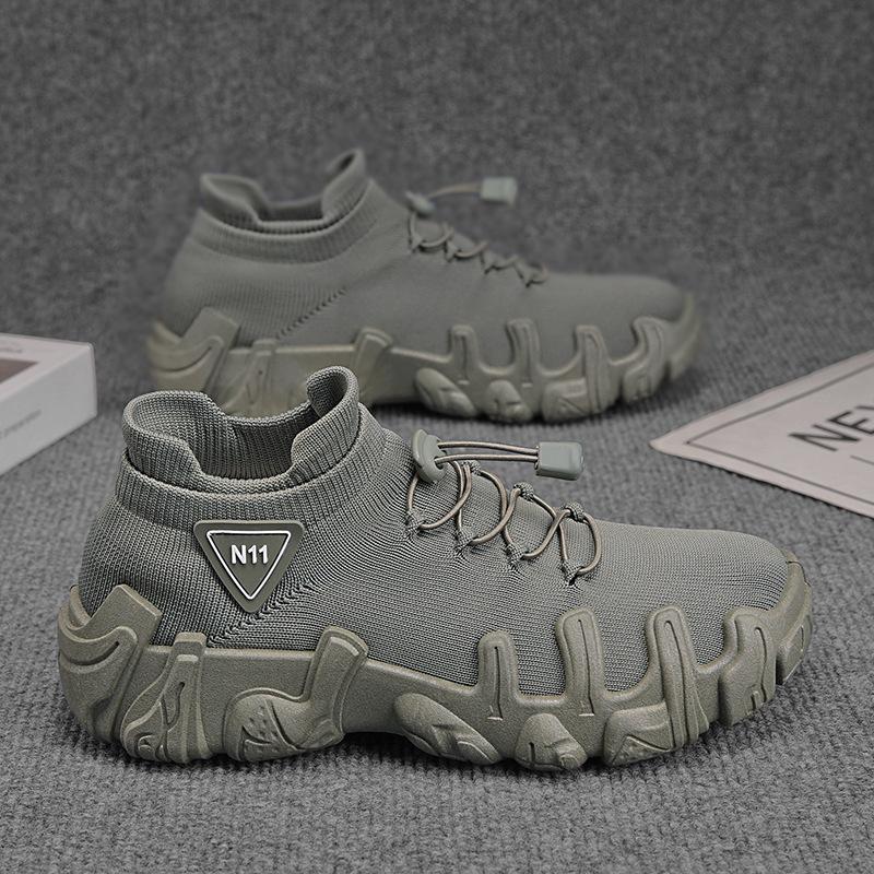 Men s shoes 2025 new summer fly-woven mesh breathable sports and leisure one-pedal men s thick-soled wear-resistant tooling shoes 45 зелений
Men s shoes 2025 new summer fly-woven mesh breathable sports and leisure one-pedal men s thick-soled wear-resistant tooling shoes 45 зелений