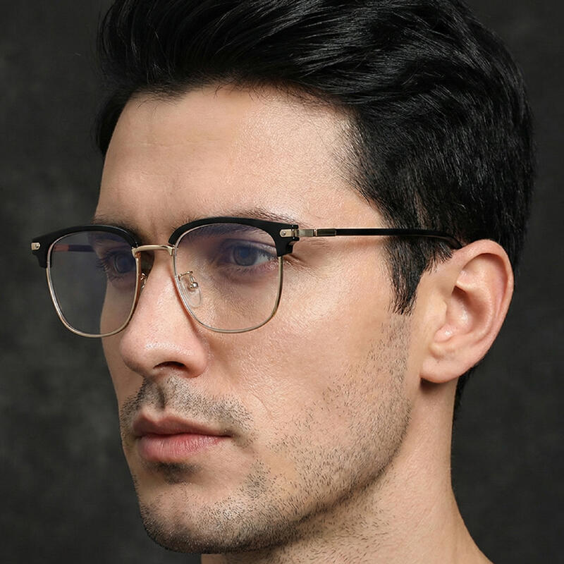 LUXEYE Luxury Glasses Geek Chic Rimless Horn-Rimmed Glasses Frame TR24023 transparent silver
LUXEYE Luxury Glasses Geek Chic Rimless Horn-Rimmed Glasses Frame TR24023 transparent silver