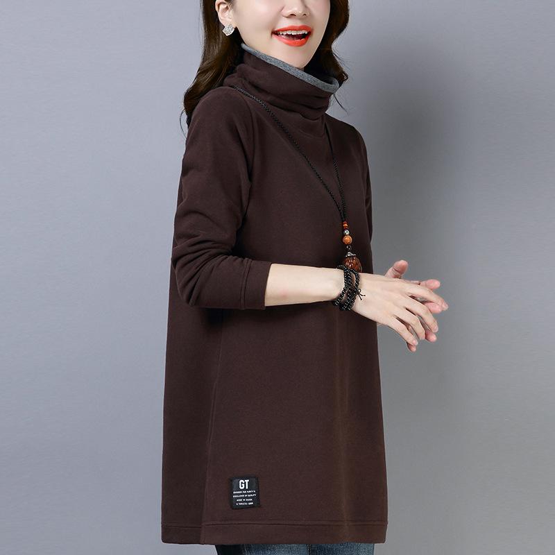 2024 Women s Korean Style High Neck Fleece Sweatshirt, Winter Thickened Mid-Length Loose Fit for Tummy Coverage L (for 110-120 jin) бордовый
2024 Women s Korean Style High Neck Fleece Sweatshirt, Winter Thickened Mid-Length Loose Fit for Tummy Coverage L (for 110-120 jin) бордовый