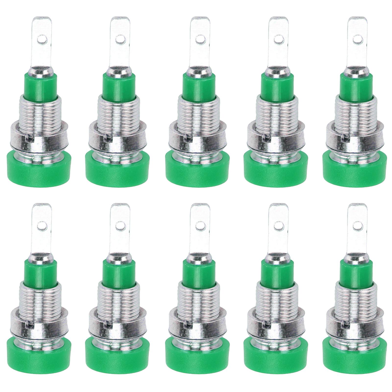 10Pcs Banana Socket Brass 2mm Panel Socket Connector Terminals for Electronic Industrial
10Pcs Banana Socket Brass 2mm Panel Socket Connector Terminals for Electronic Industrial