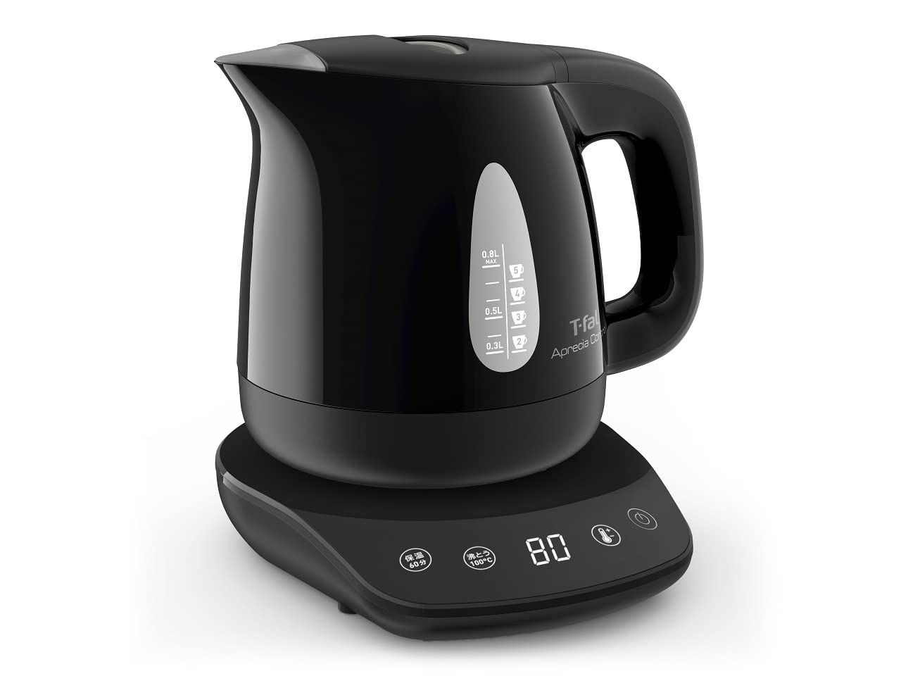 Tefal Electric Kettle Temperature Adjustment 8 Levels Control Heat Retention Automatic Power Off Prevention of Dry Cooking KO7208JP 0.8L Apresia
Tefal Electric Kettle Temperature Adjustment 8 Levels Control Heat Retention Automatic Power Off Prevention of Dry Cooking KO7208JP 0.8L Apresia