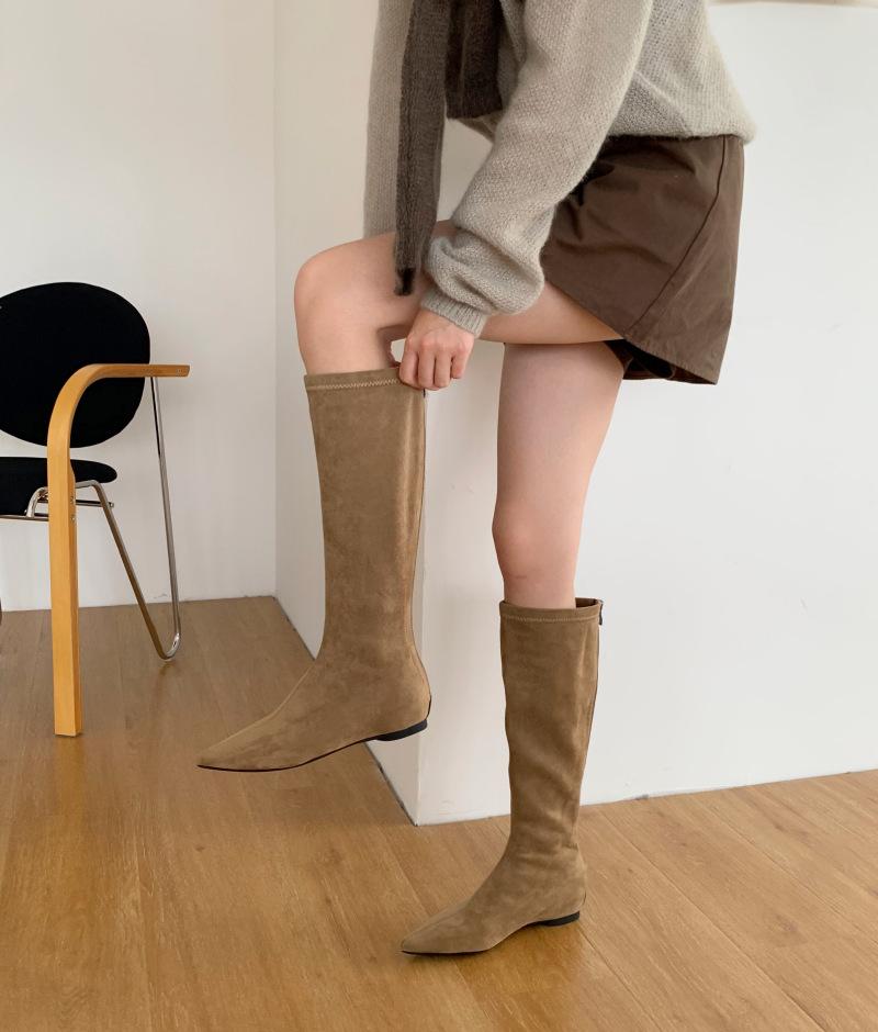 Coffee pointed suede boots small boots high heel elastic thin boots 2025 new thin heel mid boots 40 хаки
Coffee pointed suede boots small boots high heel elastic thin boots 2025 new thin heel mid boots 40 хаки