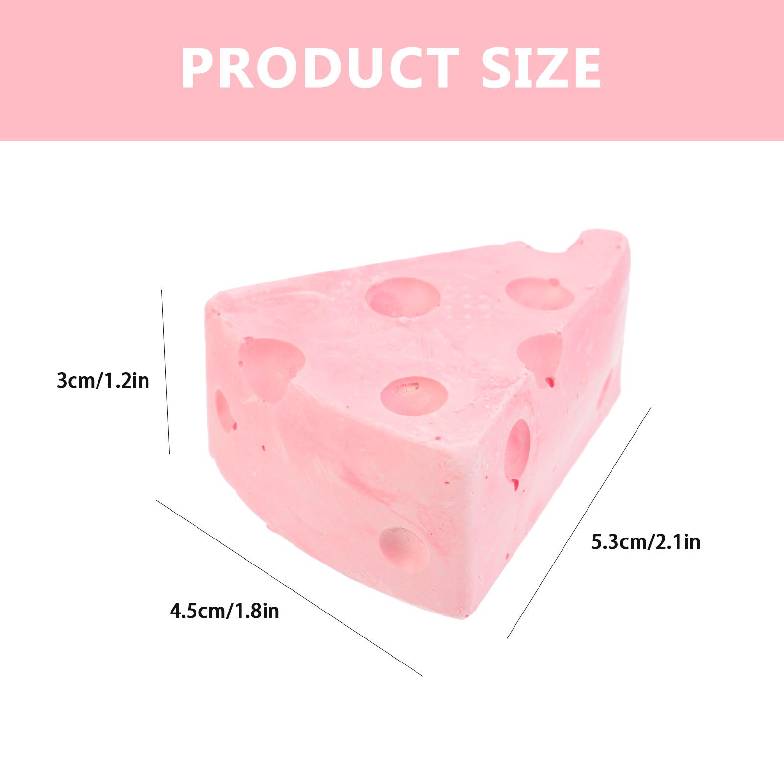 2Pcs Guinea Pig Molar Block Hamster Chinchilla Bunny Teeth Grinding Stone Cheese Design with Calcium for Dental Care Healthy помаранчевий
2Pcs Guinea Pig Molar Block Hamster Chinchilla Bunny Teeth Grinding Stone Cheese Design with Calcium for Dental Care Healthy помаранчевий