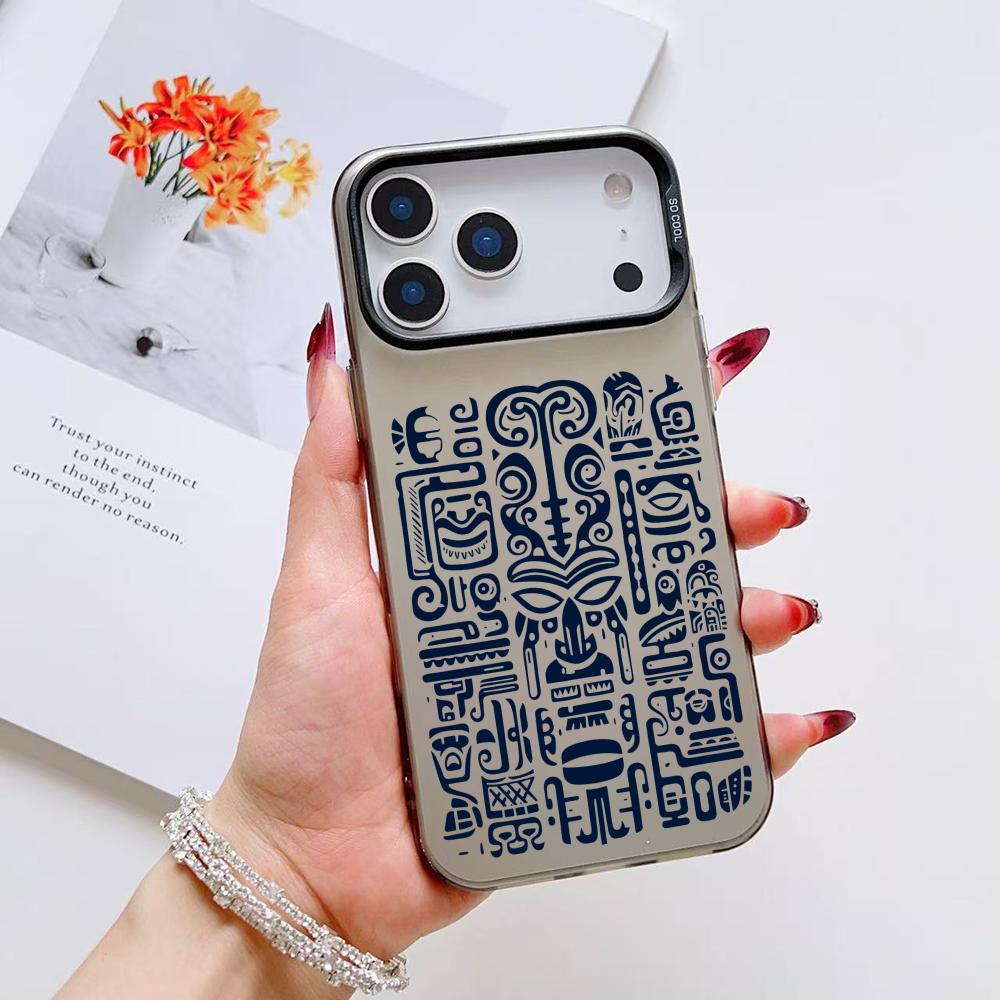 Luxury Tiki Pattern Phone Case For iPhone 17 16 15 14 13 12 11 Pro Max Air Matte Laser Aurora Shockproof Funda iPhone 11 Pro
Luxury Tiki Pattern Phone Case For iPhone 17 16 15 14 13 12 11 Pro Max Air Matte Laser Aurora Shockproof Funda iPhone 11 Pro
