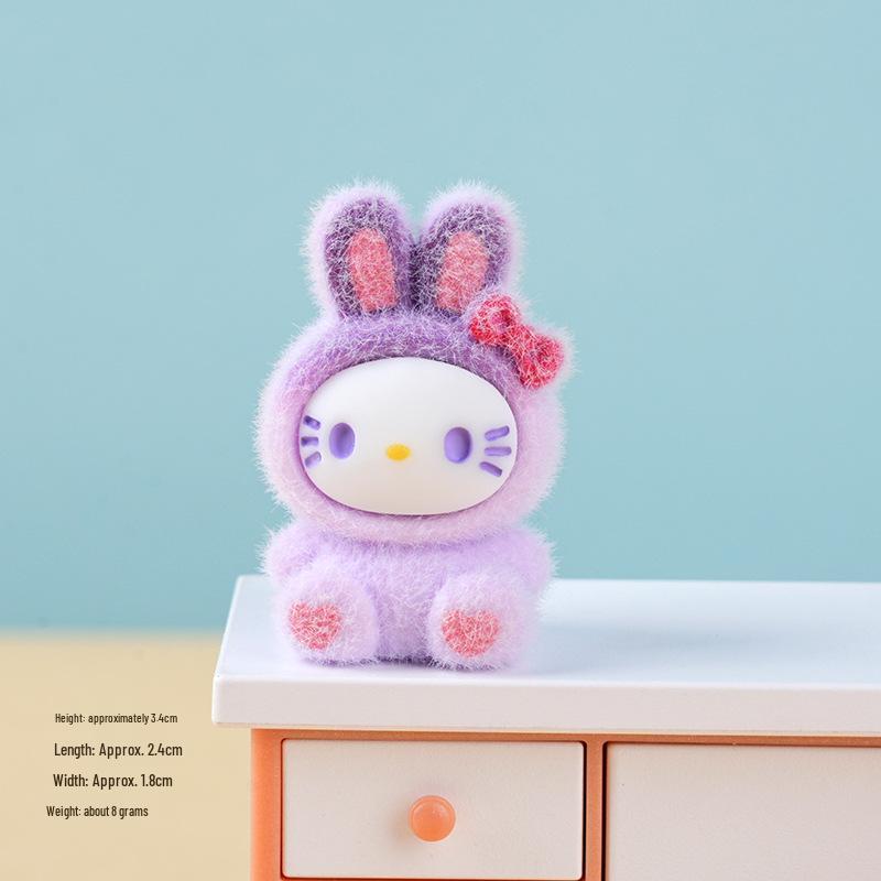 Flocked Gradient Rabbit Resin Ornament - Cute Kawaii DIY Decoration for Handmade Jewelry
Flocked Gradient Rabbit Resin Ornament - Cute Kawaii DIY Decoration for Handmade Jewelry