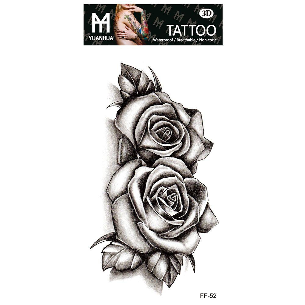 Flowers Rose Black Arm Romantic Custom Fake Tattoos Waterproof Body Art Temporary Tattoo Stickers FF-52
Flowers Rose Black Arm Romantic Custom Fake Tattoos Waterproof Body Art Temporary Tattoo Stickers FF-52