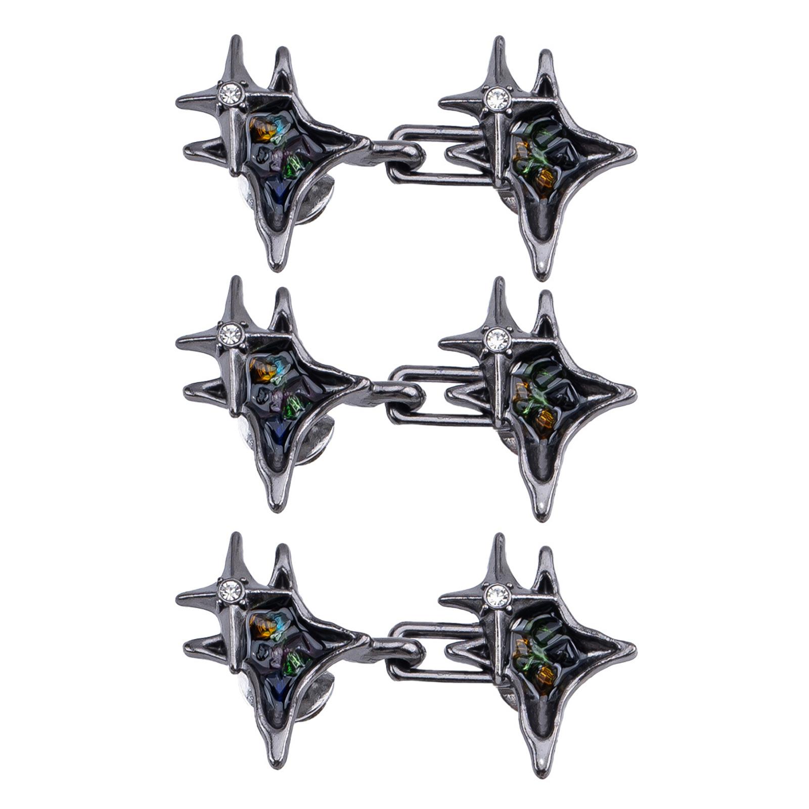 Crossed Star Waist Tightening Clip Metal Adjustable Antiexposed for Loose Pants and Jeans Fitness Waist Extenders 3/6Set 3 чёрный
Crossed Star Waist Tightening Clip Metal Adjustable Antiexposed for Loose Pants and Jeans Fitness Waist Extenders 3/6Set 3 чёрный