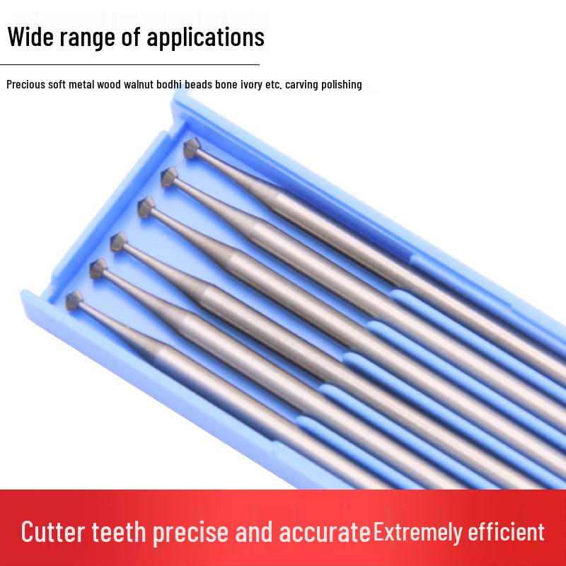 Blue Box Thick Disc Needle Tooth Carving Set: Sewing Machine Needle, Nut Carving Tool, Micro Carving Milling Cutter, 2.35mm Grinding Head.
Blue Box Thick Disc Needle Tooth Carving Set: Sewing Machine Needle, Nut Carving Tool, Micro Carving Milling Cutter, 2.35mm Grinding Head.