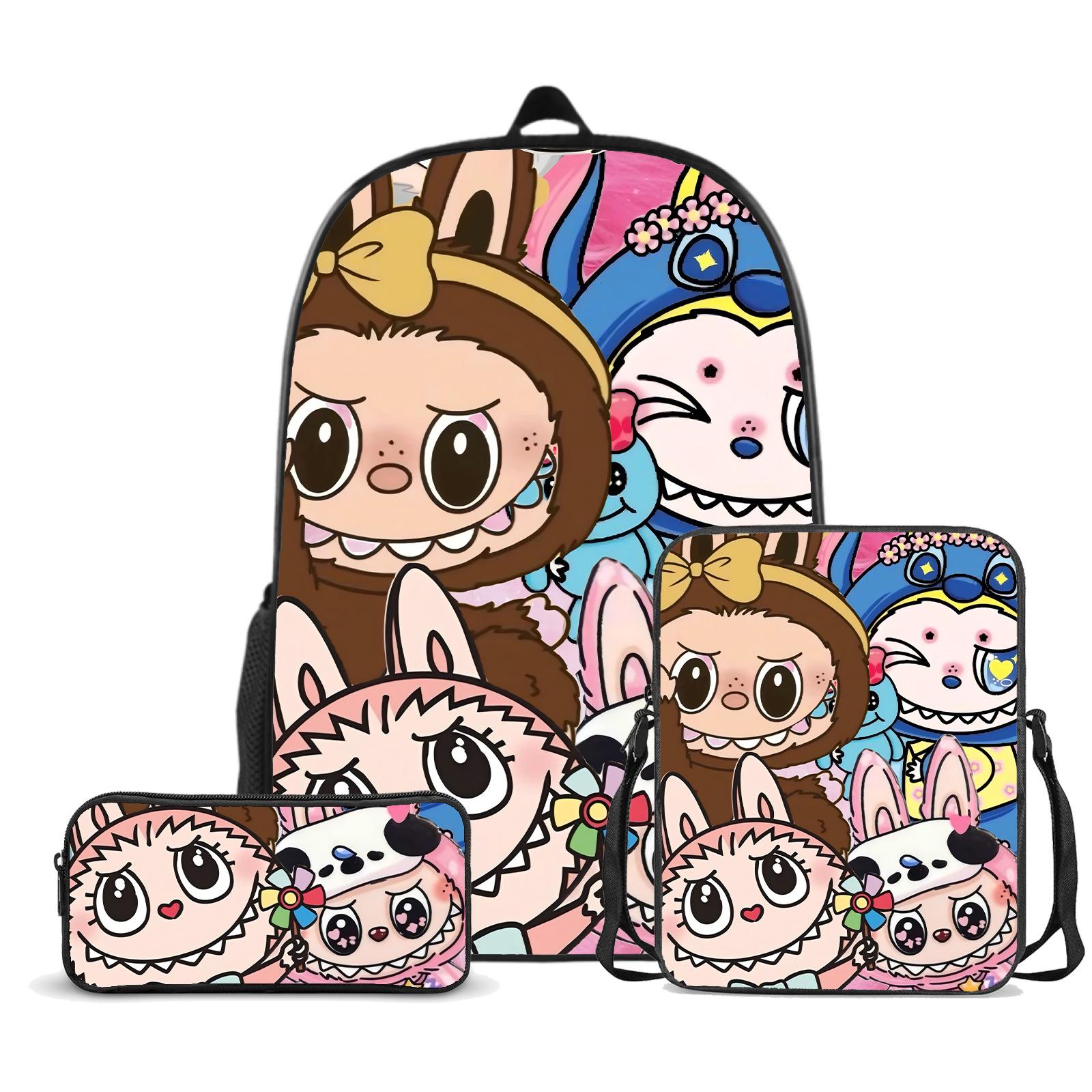 Шкільний рюкзак Labubu з трьох частин великої місткості для учнів початкової та середньої школи, чоловічий та жіночий мультяшний рюкзак CLE schoolbag + pencil bag + satchel bag
Шкільний рюкзак Labubu з трьох частин великої місткості для учнів початкової та середньої школи, чоловічий та жіночий мультяшний рюкзак CLE schoolbag + pencil bag + satchel bag