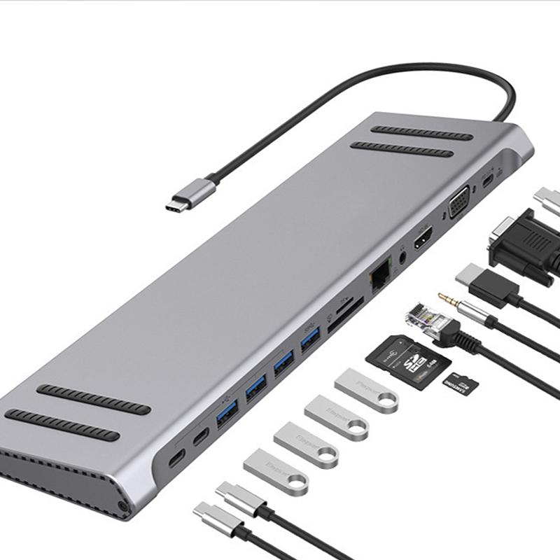 Док-станция 13 в 1 Type-C Адаптер-разветвитель концентратора USB-C с USB2.0*3 USB3.0 Type-C*3 HDMI RJ45 VGA Слот для устройства чтения карт SD/TF Многопортовый аудиоконцентратор 3,5 мм
Док-станция 13 в 1 Type-C Адаптер-разветвитель концентратора USB-C с USB2.0*3 USB3.0 Type-C*3 HDMI RJ45 VGA Слот для устройства чтения карт SD/TF Многопортовый аудиоконцентратор 3,5 мм