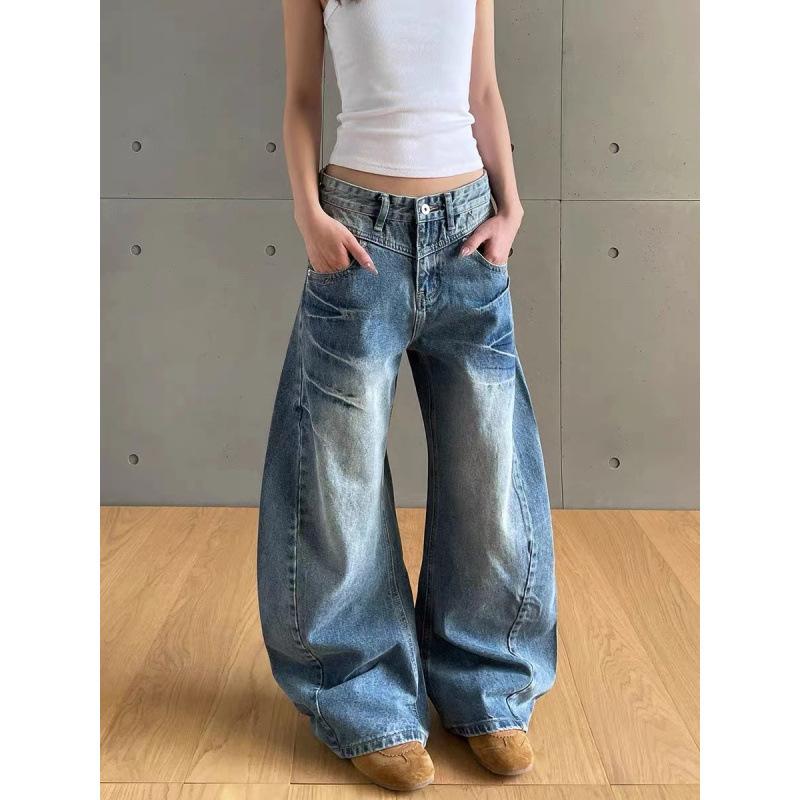 JYL Women s Wide-Leg Jeans New American Vintage Floor-Length Light Blue Denim Pants M бездна
JYL Women s Wide-Leg Jeans New American Vintage Floor-Length Light Blue Denim Pants M бездна