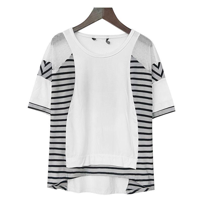Экспорт Женская одежда Летняя футболка с коротким рукавом Ажурная Повседневная Свободная Сетчатая с круглым вырезом Топ Рукав до локтя Полоски Маленькая рубашка Q90 White Stripes (gray) 85#
Экспорт Женская одежда Летняя футболка с коротким рукавом Ажурная Повседневная Свободная Сетчатая с круглым вырезом Топ Рукав до локтя Полоски Маленькая рубашка Q90 White Stripes (gray) 85#