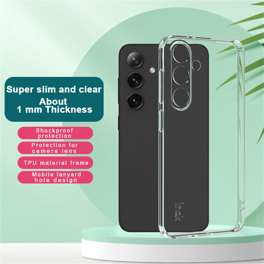 IMAK UX-5 Series Phone Cover for Samsung Galaxy S25 Clear Case Shockproof TPU Slim Phone Back Cover Style A
IMAK UX-5 Series Phone Cover for Samsung Galaxy S25 Clear Case Shockproof TPU Slim Phone Back Cover Style A