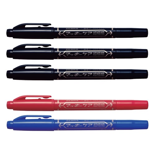 Ручка на масляной основе ZEBRA Mackie Super Fine, набор из 5 шт., черная, красная, синяя YYTH3-3C5
Ручка на масляной основе ZEBRA Mackie Super Fine, набор из 5 шт., черная, красная, синяя YYTH3-3C5