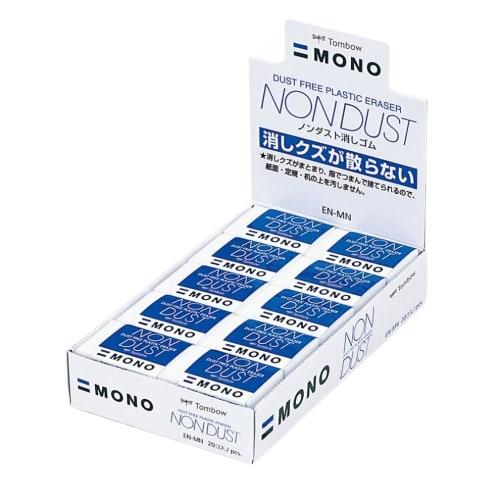Tombow Pencil Eraser MONO Non-dust (Eraser scum stays together and doesn t get messy) 20 pieces EN-MN-20P
Tombow Pencil Eraser MONO Non-dust (Eraser scum stays together and doesn t get messy) 20 pieces EN-MN-20P