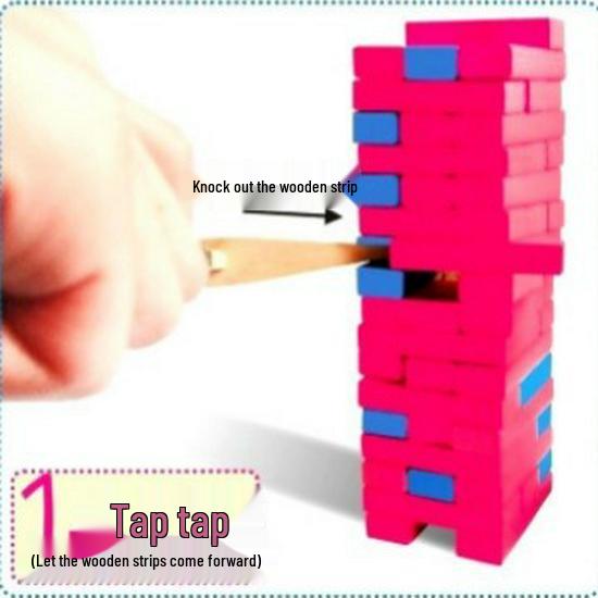 Truth or Dare Wooden Stacking Blocks with Hammer and Hook Props
Truth or Dare Wooden Stacking Blocks with Hammer and Hook Props