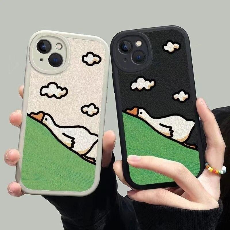 Мягкий силиконовый 3D кожаный чехол с милой белой уткой для iPhone 14 11 Pro Max 12 13 Mini 7 8 Plus X XR XS, противоударная задняя крышка
Мягкий силиконовый 3D кожаный чехол с милой белой уткой для iPhone 14 11 Pro Max 12 13 Mini 7 8 Plus X XR XS, противоударная задняя крышка
