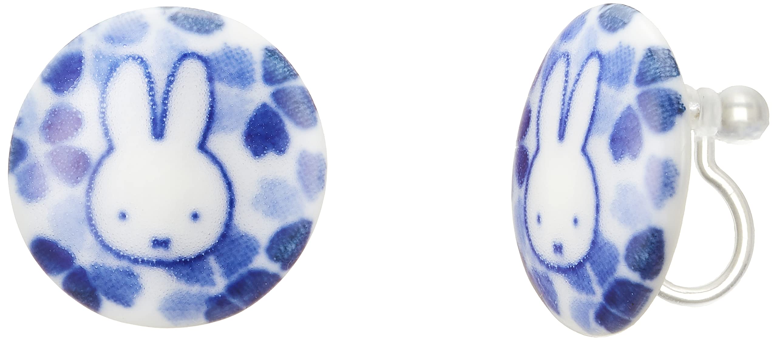 Dick Bruna Miffy Mino Ware Non-Pierced Earrings, Approx. 2cm Diameter, Sakura Design, Made in Japan, 216144
Dick Bruna Miffy Mino Ware Non-Pierced Earrings, Approx. 2cm Diameter, Sakura Design, Made in Japan, 216144