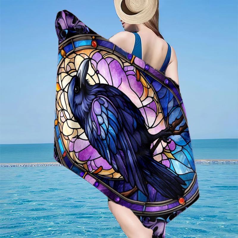 Eerie Raven Skull Artwork Beach Towel, Super Soft Microfiber, Gift for Her/Him, Birthday, for Pool, Beach, Travel, Home Decor Fan gifts 70cmx140cm(27x55inch)
Eerie Raven Skull Artwork Beach Towel, Super Soft Microfiber, Gift for Her/Him, Birthday, for Pool, Beach, Travel, Home Decor Fan gifts 70cmx140cm(27x55inch)