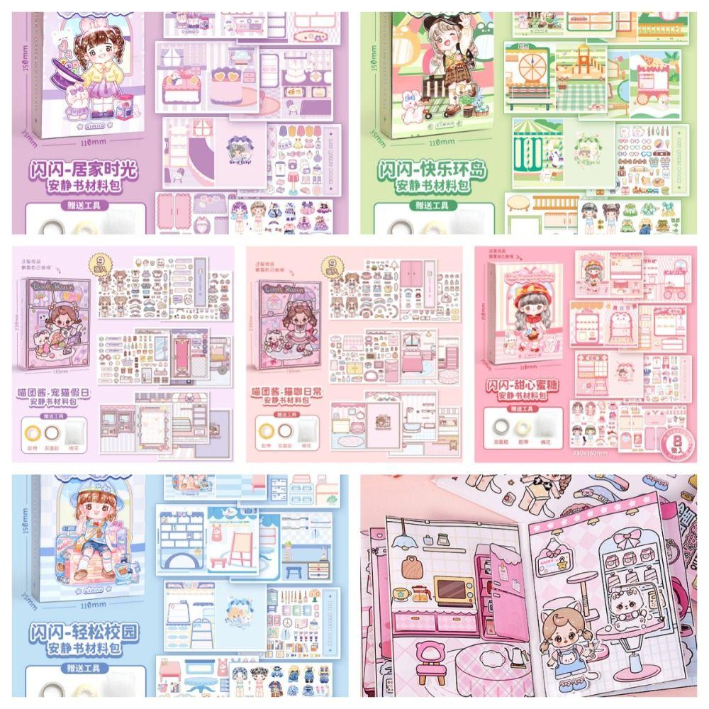 Книга наклеек-пузырьков своими руками ПВХ для детей Gooka Наклейка Kawaii Card Справочник для маленьких девочек
Книга наклеек-пузырьков своими руками ПВХ для детей Gooka Наклейка Kawaii Card Справочник для маленьких девочек