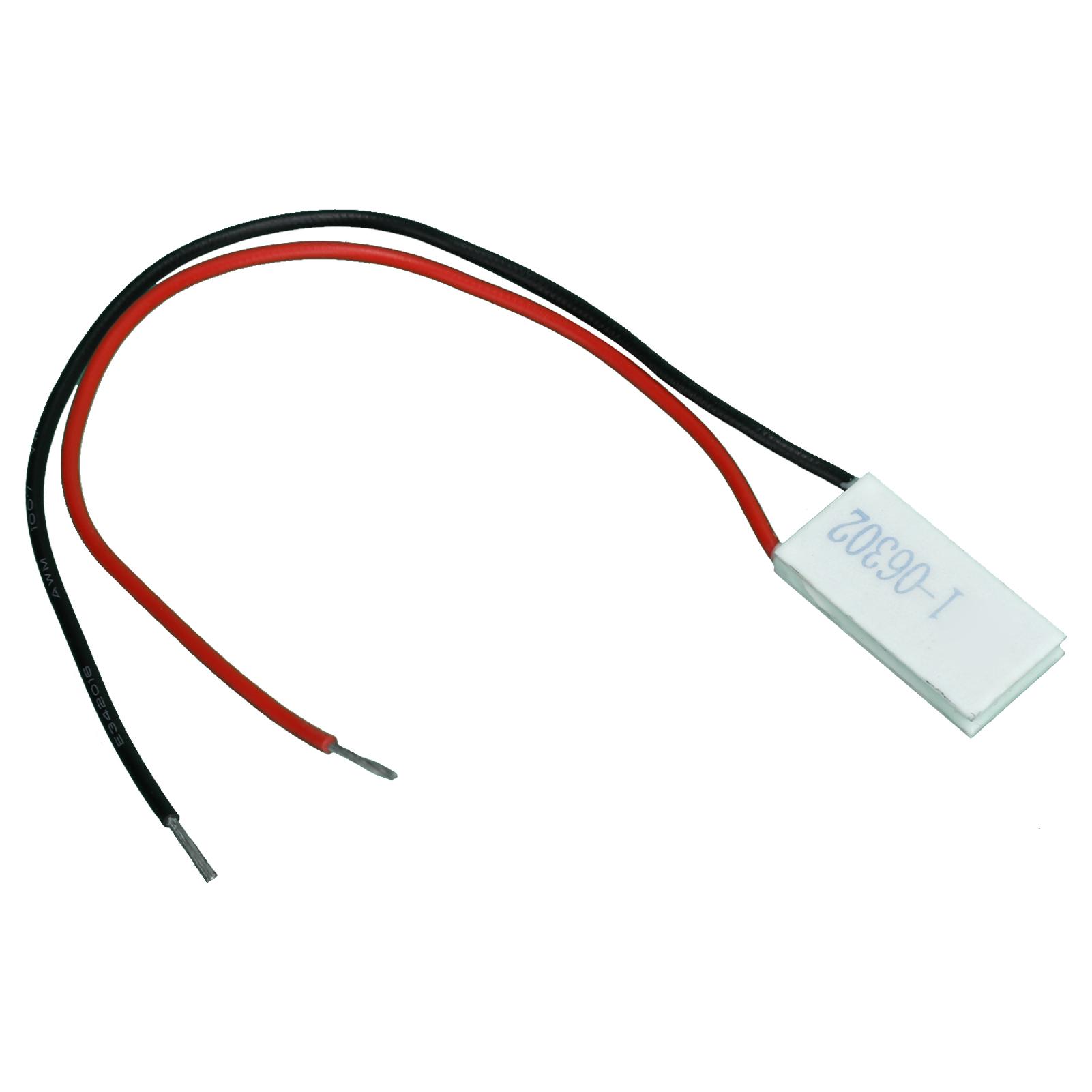 Thermoelectric Cooler Module Semiconductor Electronic Refrigeration 12.3x24.7mm TES1-06302 6V2A 
Thermoelectric Cooler Module Semiconductor Electronic Refrigeration 12.3x24.7mm TES1-06302 6V2A