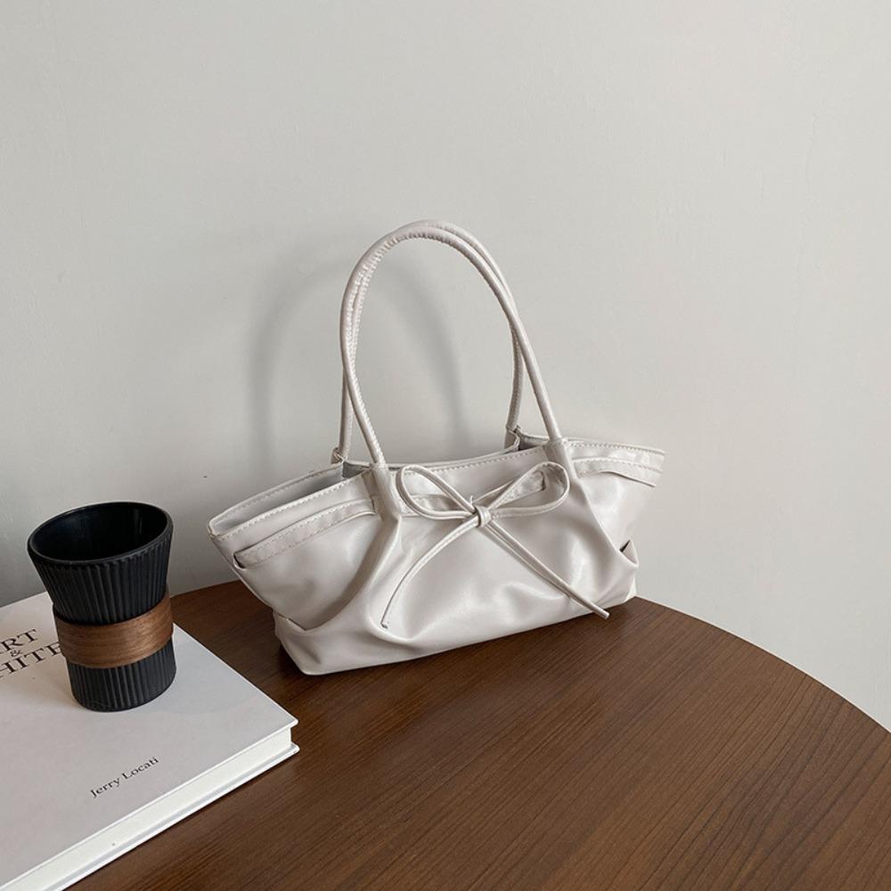 Многоцветная сумка-ведро с бантом, нежная женская сумка-тоут, модная сумка кросс-боди с бантом, для девушек белый