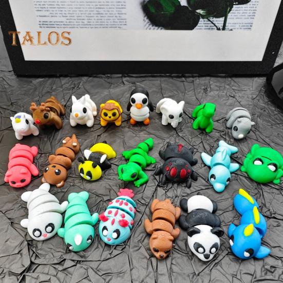 Mini Articulated Animal Figurines 3D Printed Animal Ornaments Flexible Animals Stress Relief Toys for Home Office Desktop Decor 15 pcs
Mini Articulated Animal Figurines 3D Printed Animal Ornaments Flexible Animals Stress Relief Toys for Home Office Desktop Decor 15 pcs