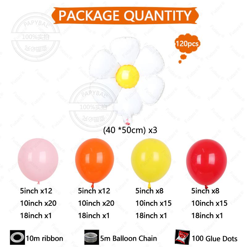 120pcs Balloons Garland Kit & Arch with Pastel Pink Red Yellow Balloons Daisy for Wedding Graduation Birthday Theme Decoration 10inch
120pcs Balloons Garland Kit & Arch with Pastel Pink Red Yellow Balloons Daisy for Wedding Graduation Birthday Theme Decoration 10inch