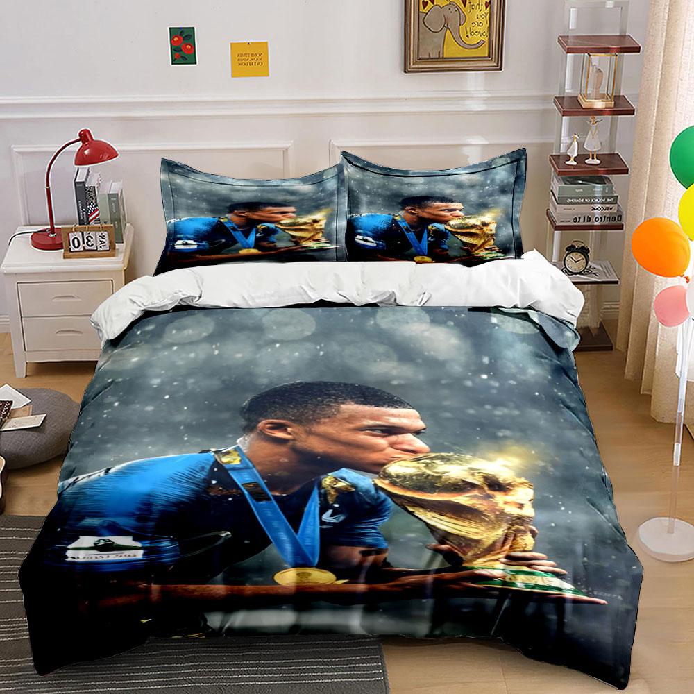 Soccer player with trophy. Bedding sets Duvet cover sets Duvet covers Pillowcases(1 * Duvet Cover 2 * Pillowcases without duvet insert) 135x200cm
Soccer player with trophy. Bedding sets Duvet cover sets Duvet covers Pillowcases(1 * Duvet Cover 2 * Pillowcases without duvet insert) 135x200cm