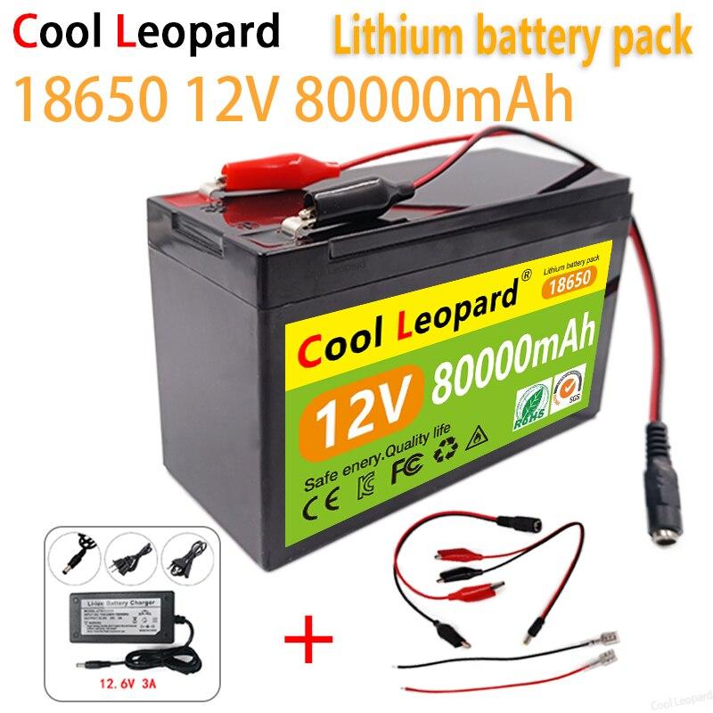 Cool Leopard 12v 80ah 18650 литиевая батарея подходит для солнечной энергии и аккумулятора электромобиля + зарядное устройство 12,6v 3a
Cool Leopard 12v 80ah 18650 литиевая батарея подходит для солнечной энергии и аккумулятора электромобиля + зарядное устройство 12,6v 3a