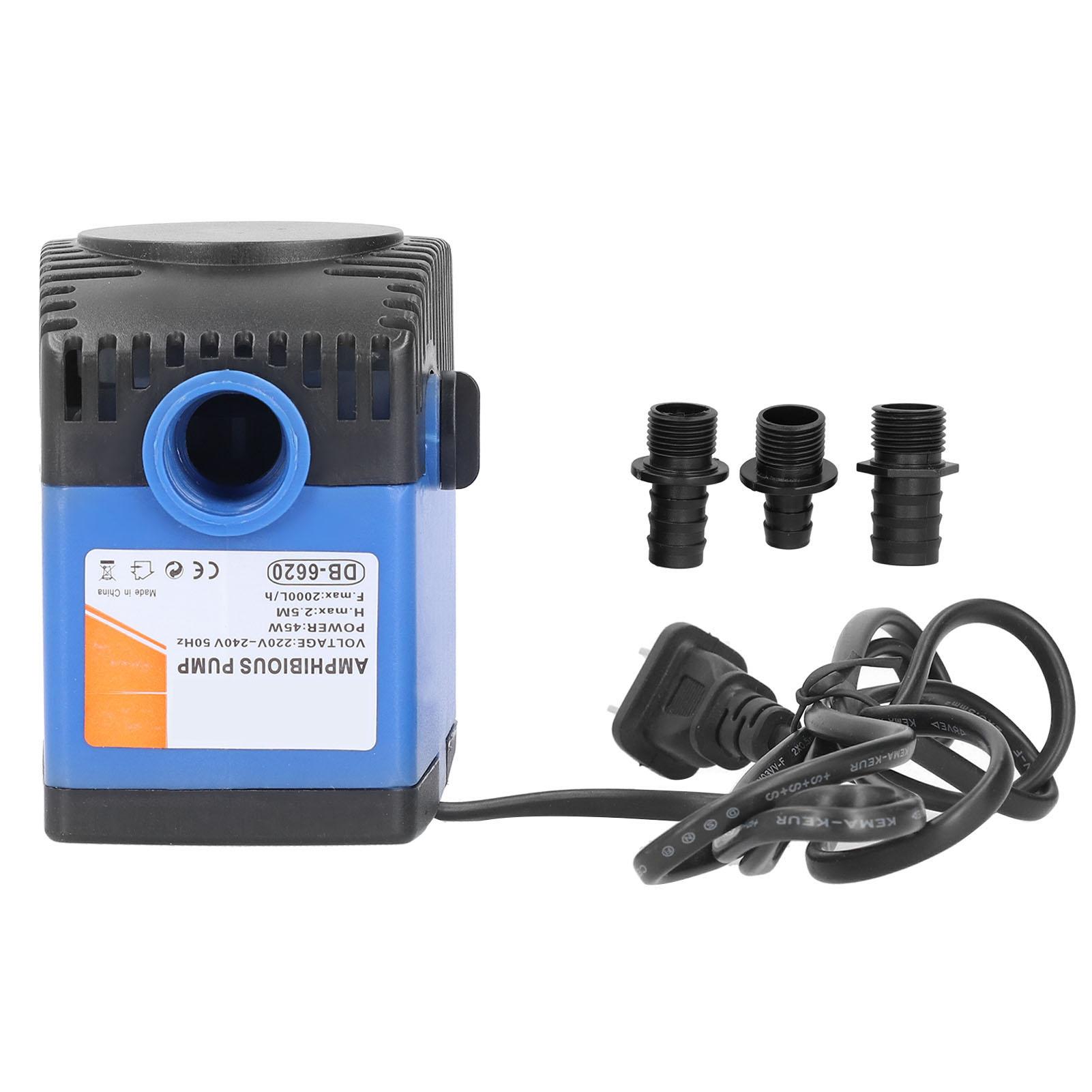 Submersible Water Pump Garden Miniature Self Priming Pump for Fountains Pond CN -
Submersible Water Pump Garden Miniature Self Priming Pump for Fountains Pond CN -
