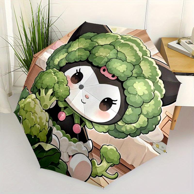 1pc Broccoli Kuromi Fully Automatic Folding Portable Umbrella, 8 Steel Frames, Three-Fold Design, Suitable for All Seasons, Suitable for Outdoor Use.V
1pc Broccoli Kuromi Fully Automatic Folding Portable Umbrella, 8 Steel Frames, Three-Fold Design, Suitable for All Seasons, Suitable for Outdoor Use.V