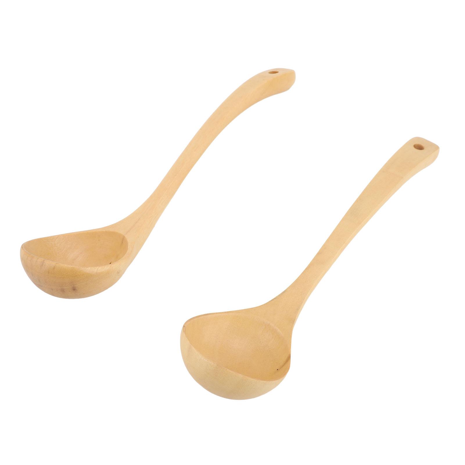 2PCS Wooden Spoon Ladle for Cooking Non Stick Wood Kitchen Serving Spoons for Pot Bowl Soup Ladles Set for Stirring
2PCS Wooden Spoon Ladle for Cooking Non Stick Wood Kitchen Serving Spoons for Pot Bowl Soup Ladles Set for Stirring