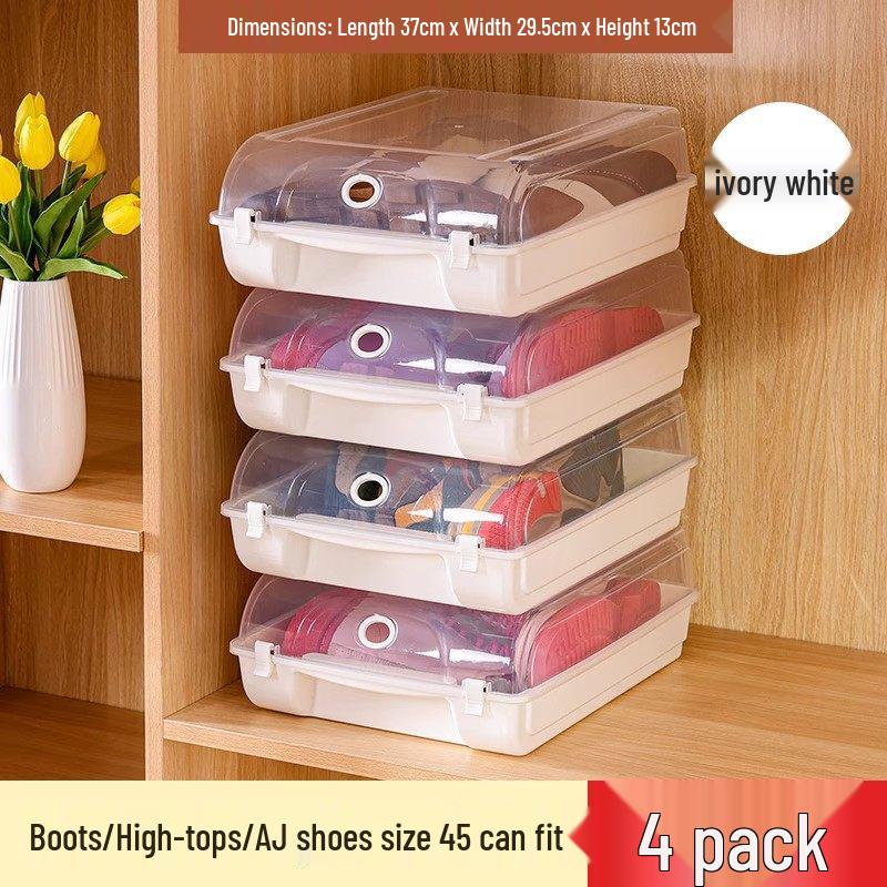 Transparent Space-Saving Long Boot Storage Box - No-Installation Shoe Cabinet
Transparent Space-Saving Long Boot Storage Box - No-Installation Shoe Cabinet