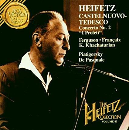 CD MARIO CASTELNUOVO TEDESCO, HOWARD F - Concerto No. 2 I Profeti 09026617742 RCA Victor Gold 1994 Japan Classical Used
CD MARIO CASTELNUOVO TEDESCO, HOWARD F - Concerto No. 2 I Profeti 09026617742 RCA Victor Gold 1994 Japan Classical Used