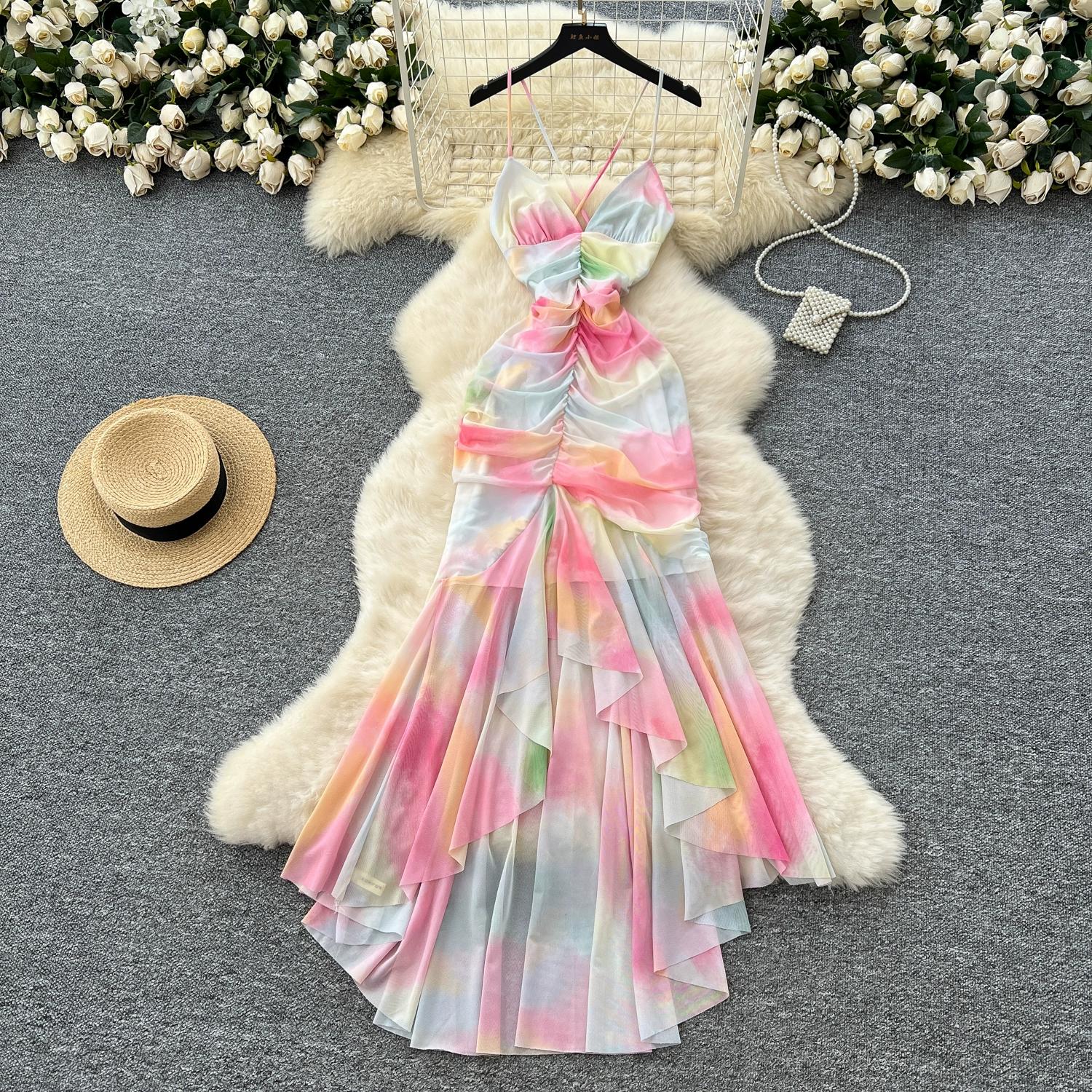 Летние женские сексуальные бретельки с принтом для пляжной вечеринки, длинные макси, тонкие, с разрезом, нестандартные платья S разноцветный
Летние женские сексуальные бретельки с принтом для пляжной вечеринки, длинные макси, тонкие, с разрезом, нестандартные платья S разноцветный