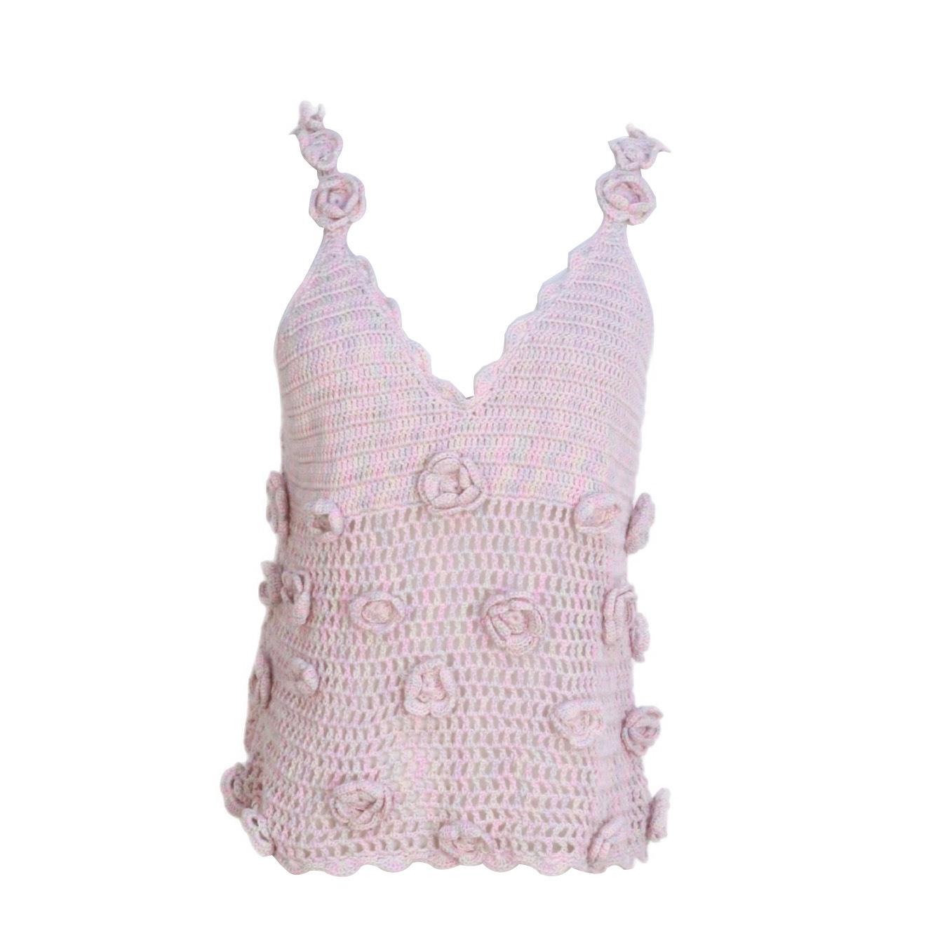 Women s French Crochet V-Neck Spaghetti Strap Camisole - Sexy, Sweet, and Spicy Slim Fit Knitted Base Layer Small
Women s French Crochet V-Neck Spaghetti Strap Camisole - Sexy, Sweet, and Spicy Slim Fit Knitted Base Layer Small