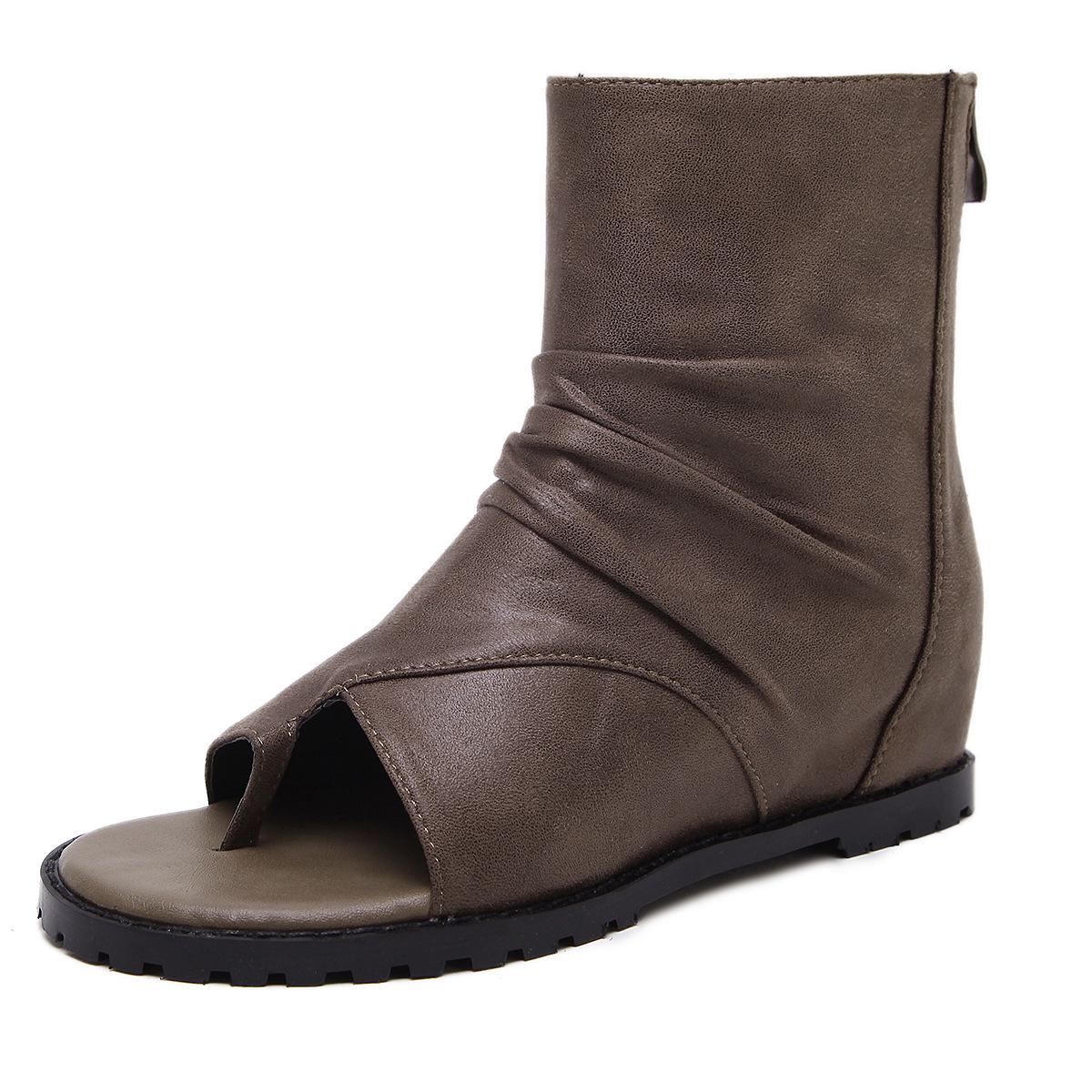 Босоножки на плоской подошве женские летние модные с внутренней высотой, увеличивающей рост, черные с закрытым носком, женские высокие, женская обувь, римские сандалии 40
Босоножки на плоской подошве женские летние модные с внутренней высотой, увеличивающей рост, черные с закрытым носком, женские высокие, женская обувь, римские сандалии 40