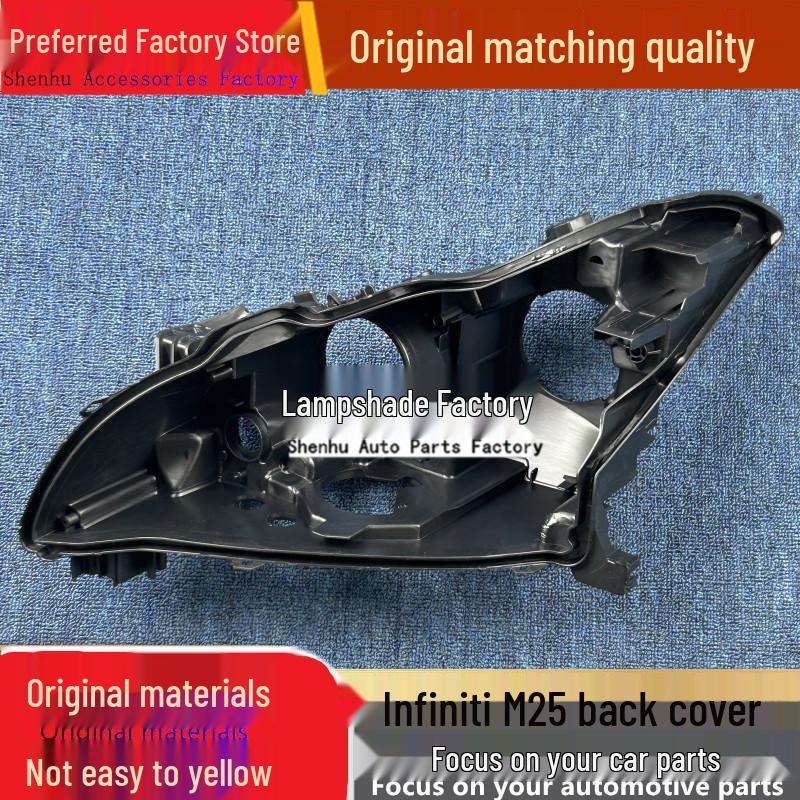 Infiniti M25 Headlight Rear Housing & Front Base Driver s Front, Standard PP
Infiniti M25 Headlight Rear Housing & Front Base Driver s Front, Standard PP