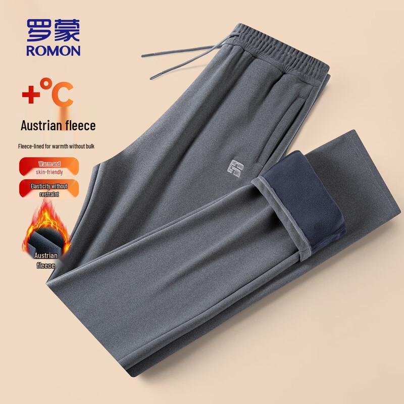 ROMON Men s Fleece-Lined Straight-Leg Casual Sweatpants L (175)
ROMON Men s Fleece-Lined Straight-Leg Casual Sweatpants L (175)